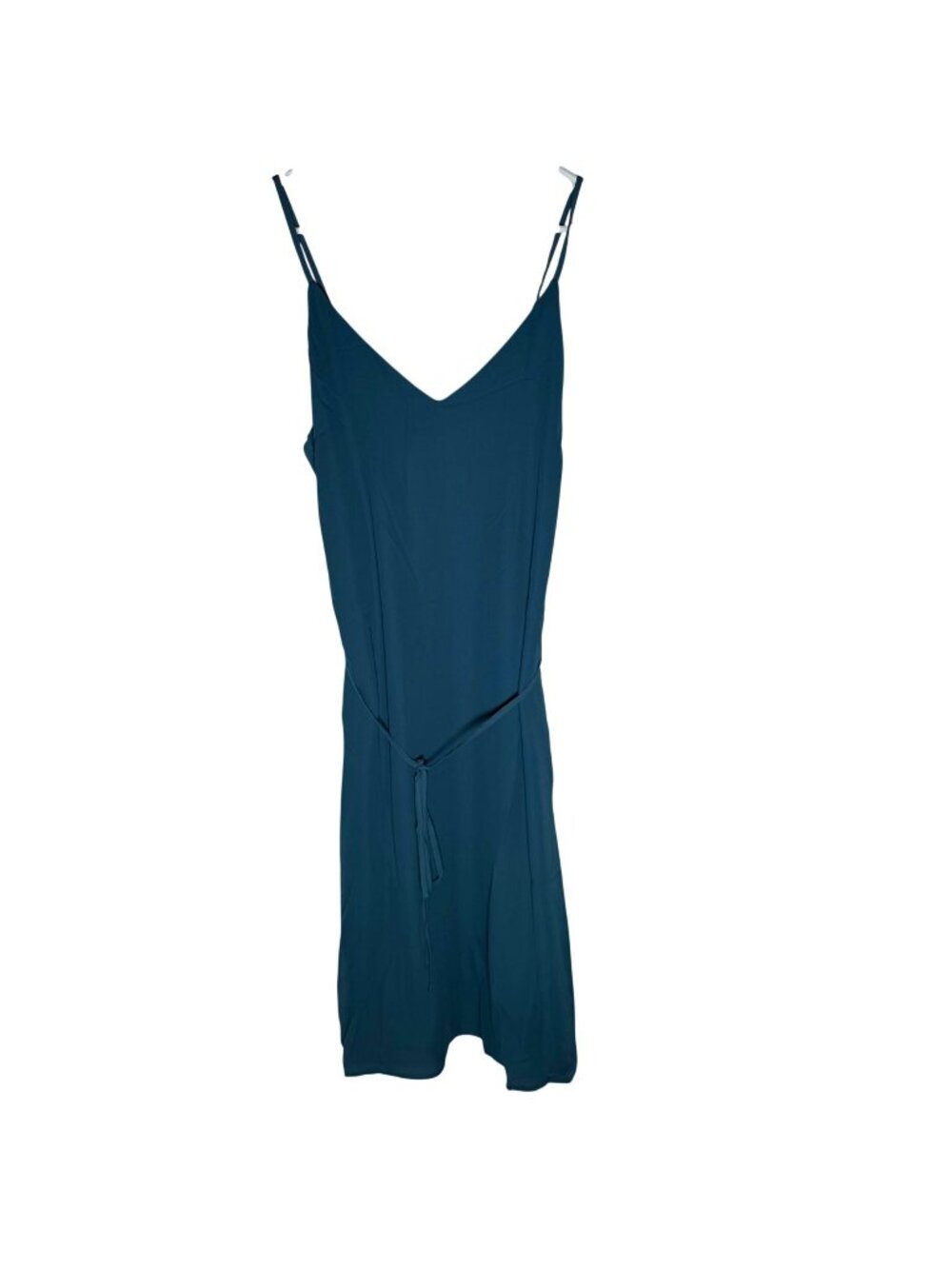 Lulus Belted Blue Midi Dress Blue Size Large NWT